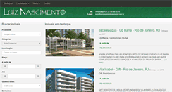 Desktop Screenshot of luiznascimentoimoveis.com.br